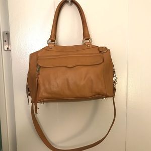 Morning After Mab Tote Tan  Leather Satchel